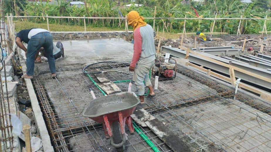 Construction Progress Tiny Villas In Bali